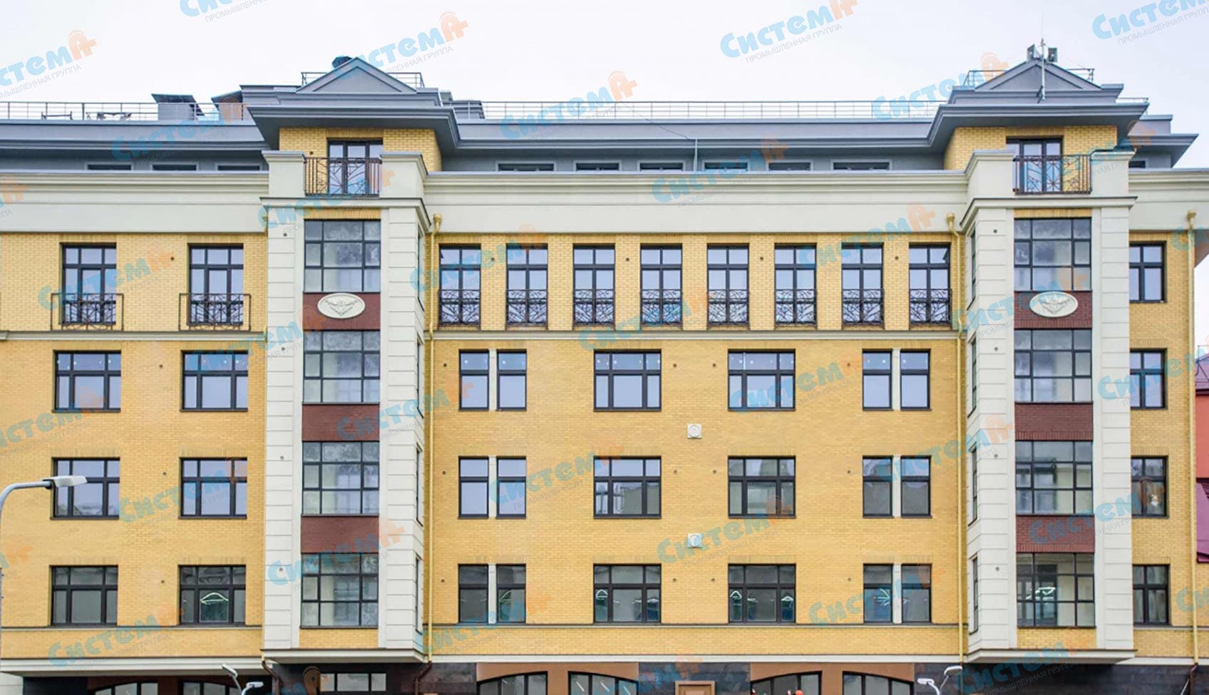 Фасадные элементы для клубного ЖК